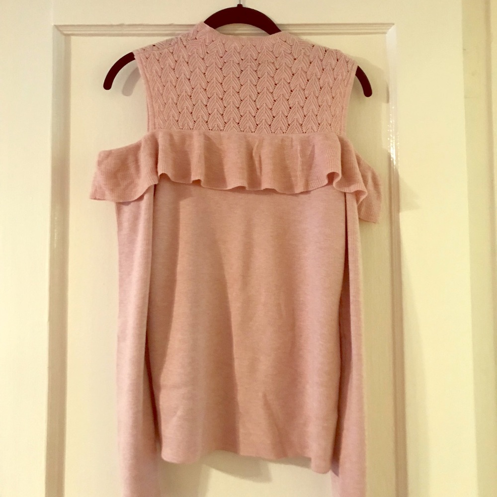 White House Black Market Cold Shoulder Sweater